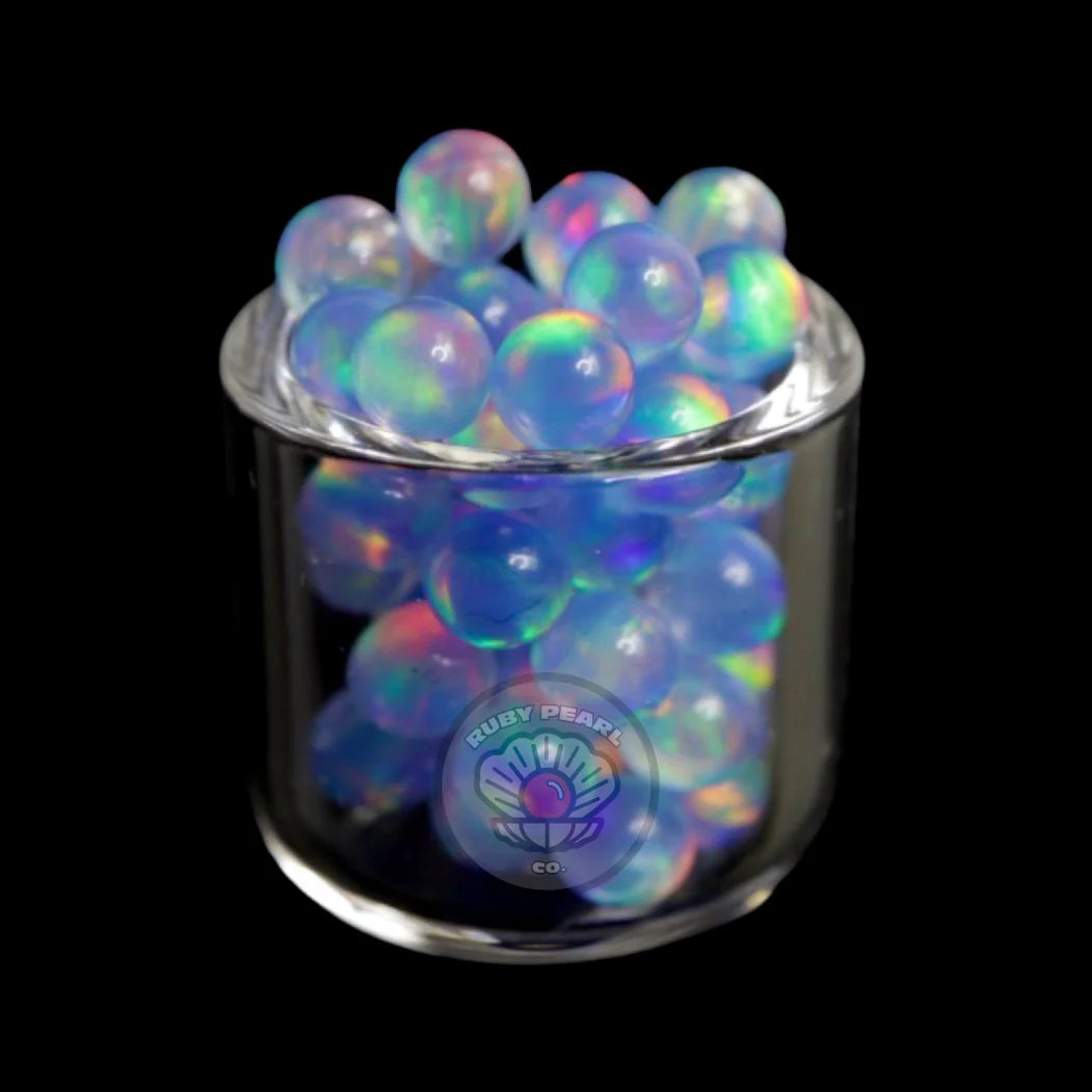 4mm Blue Opal Pearls 1pk image 0
