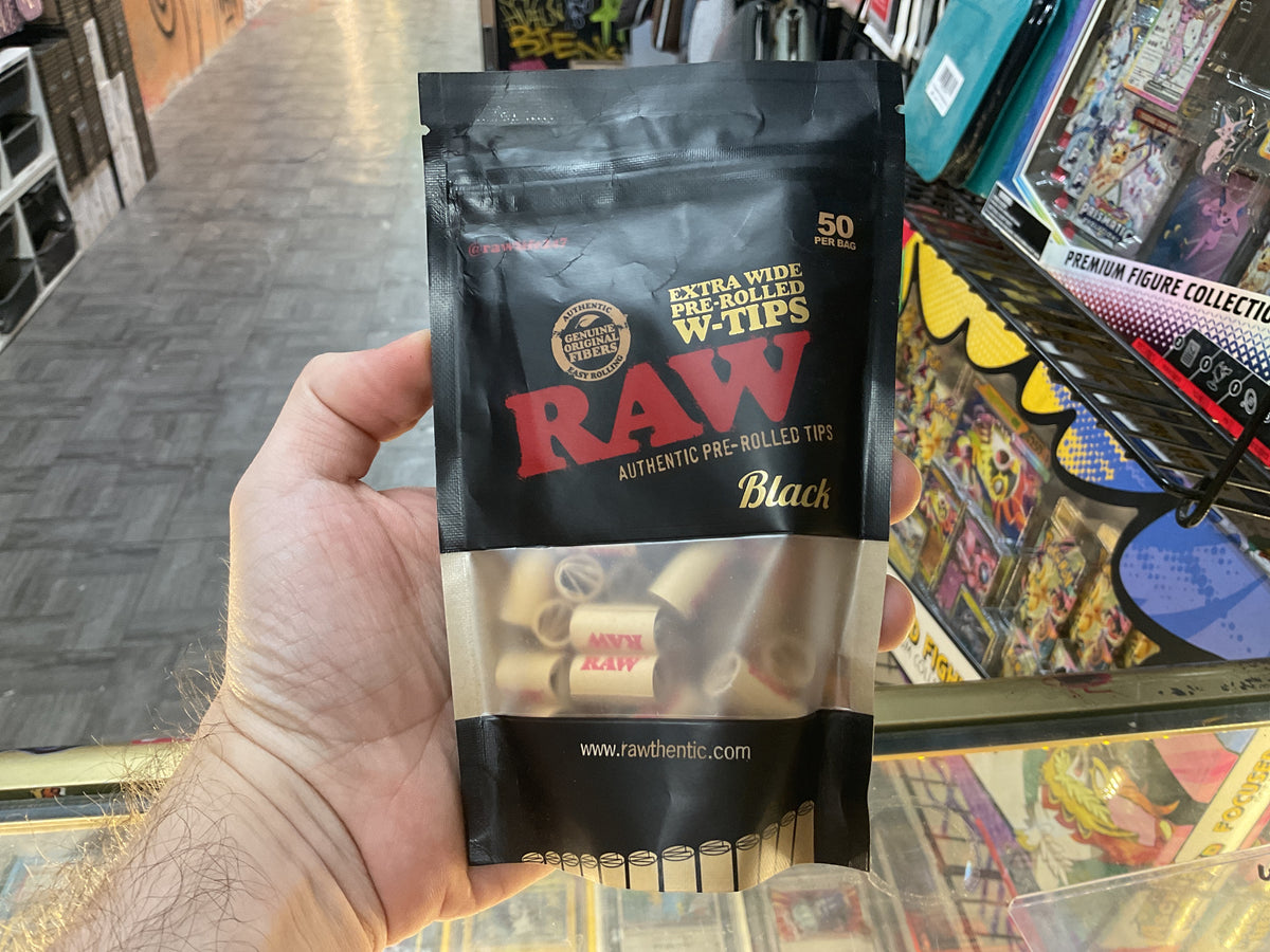 Raw Extra Wide Pre-Rolled W Tips