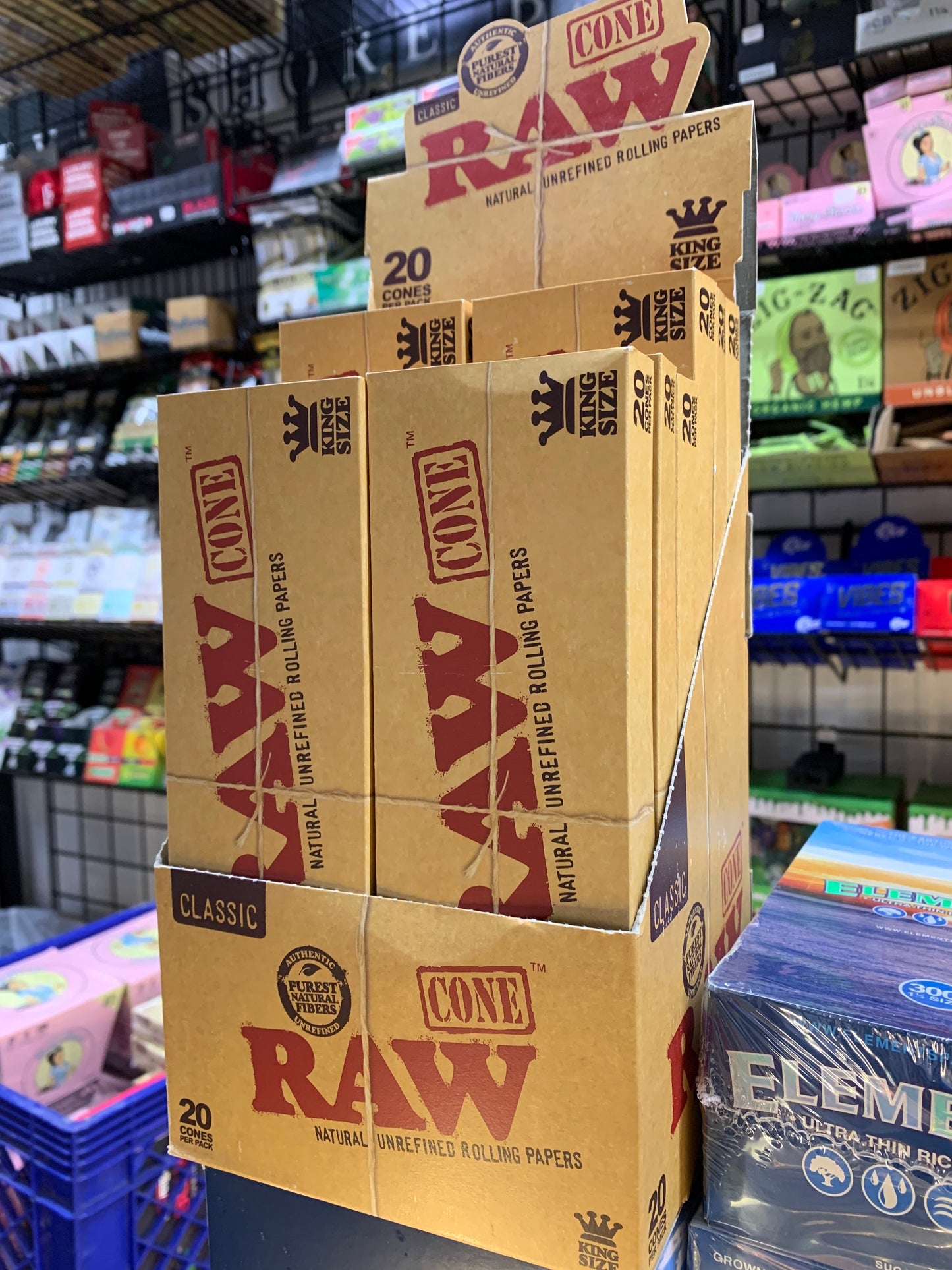Raw Classic King Cones 20pk image 0