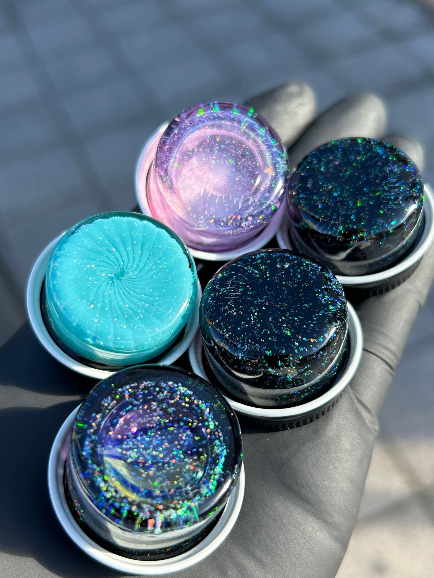 Crushed Opal Color Jar image 0