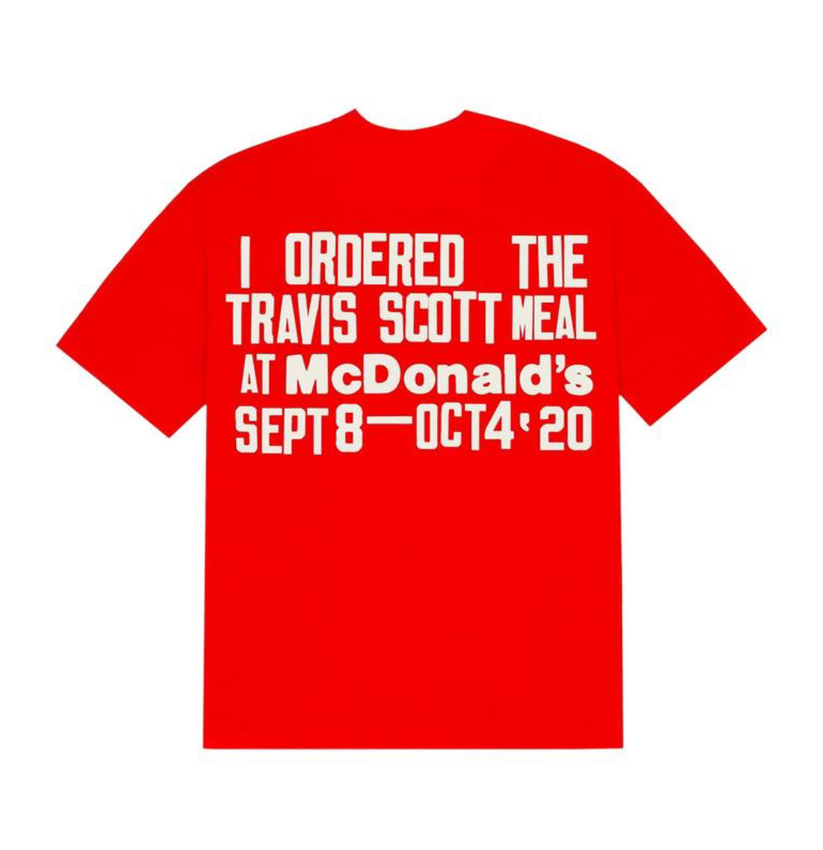 Cactus Jack T-shirt McDonald’s Hamburger image 1