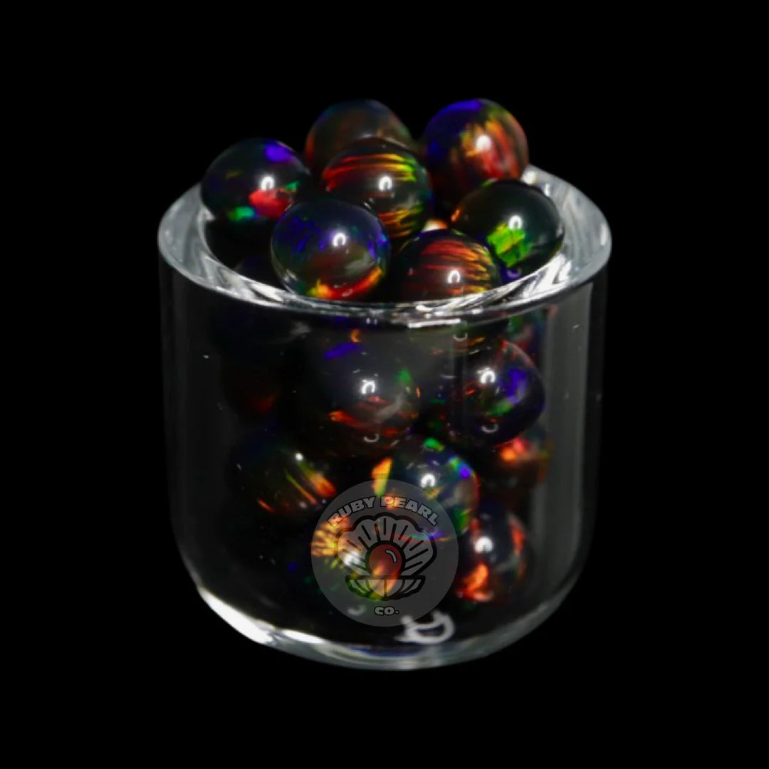 4mm Black Opal Pearls image 0