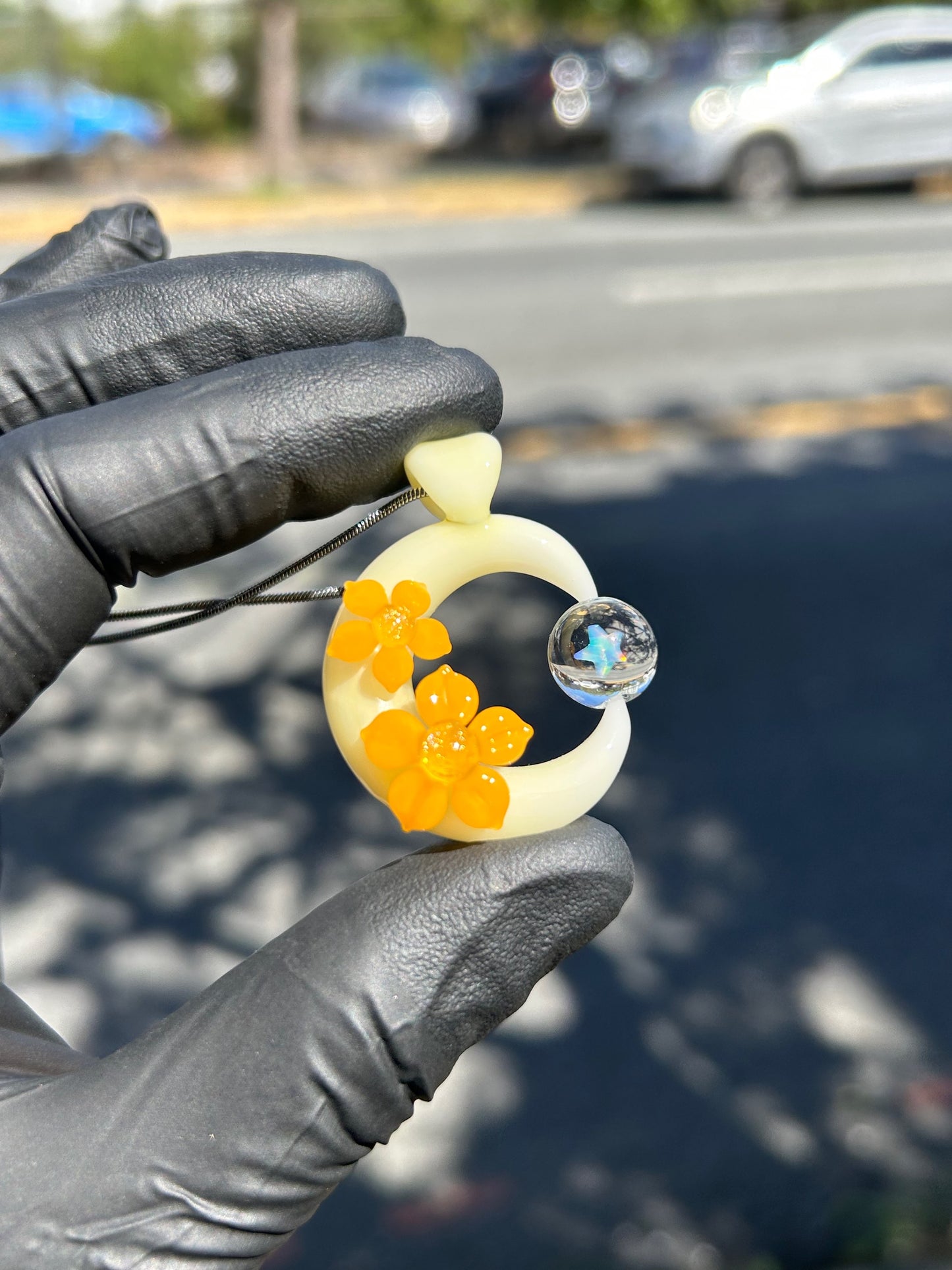 @marsglassworks Floral Moon image 2