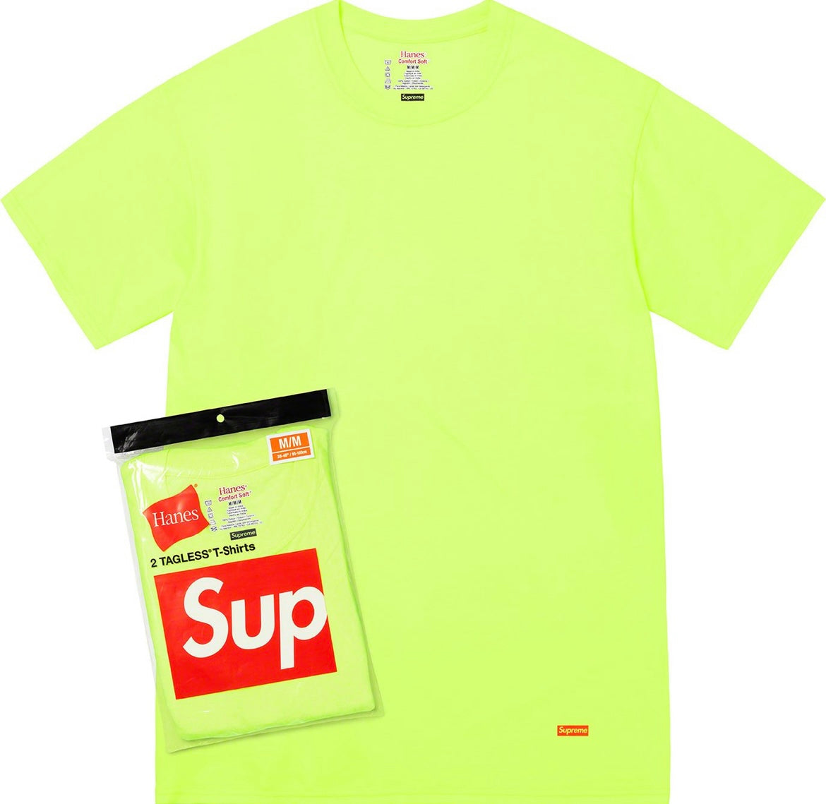Supreme-Hanes Tagless T-Shirts image 0
