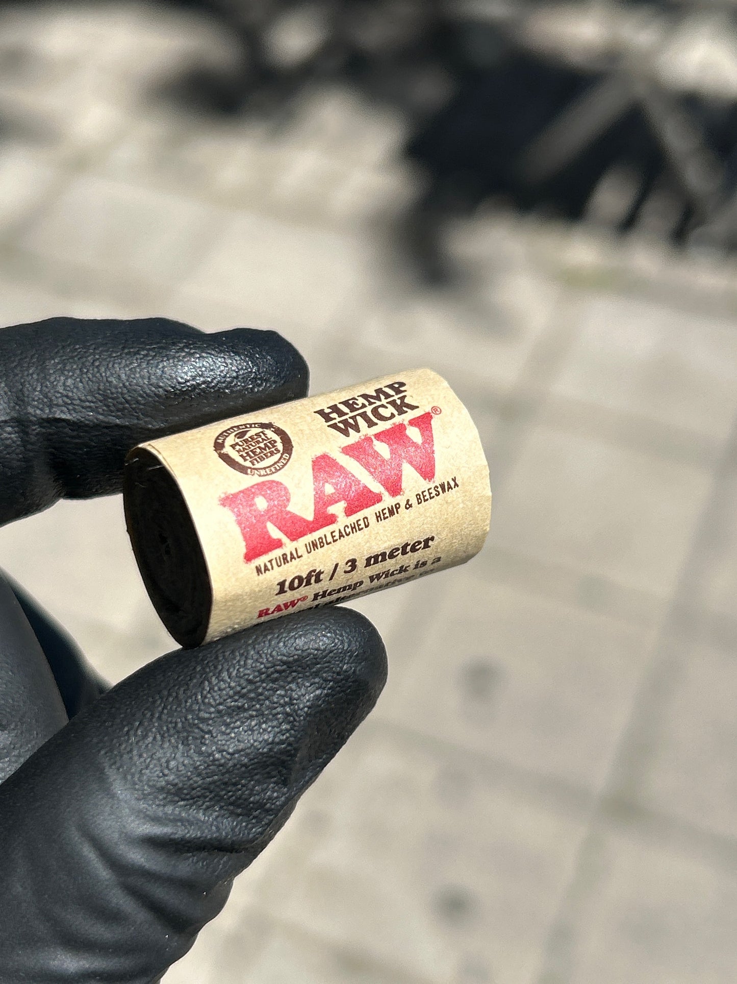 Raw Hemp Wick 10ft image 0