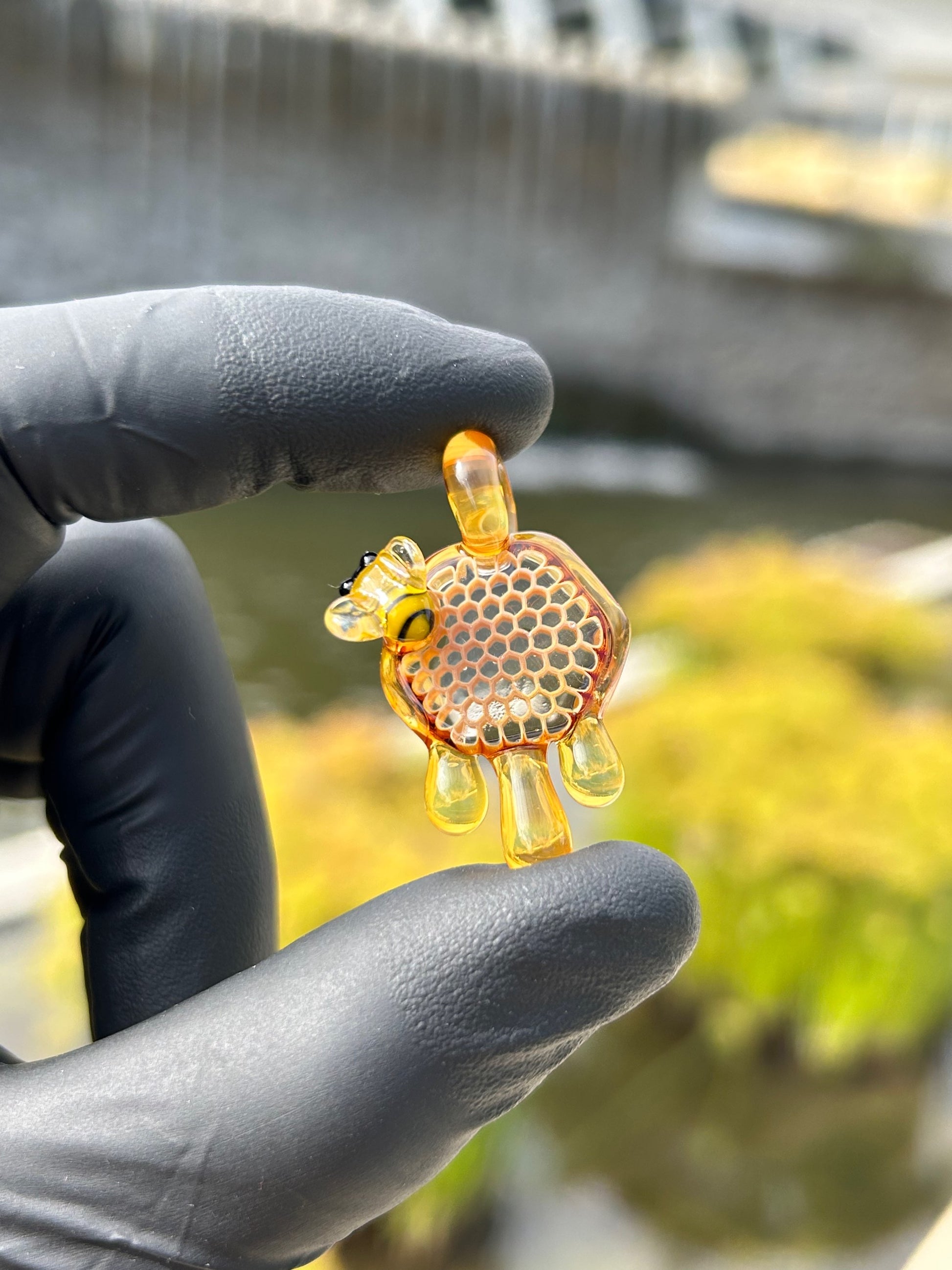 @JoePGlass Honey Hive Pendants image 0