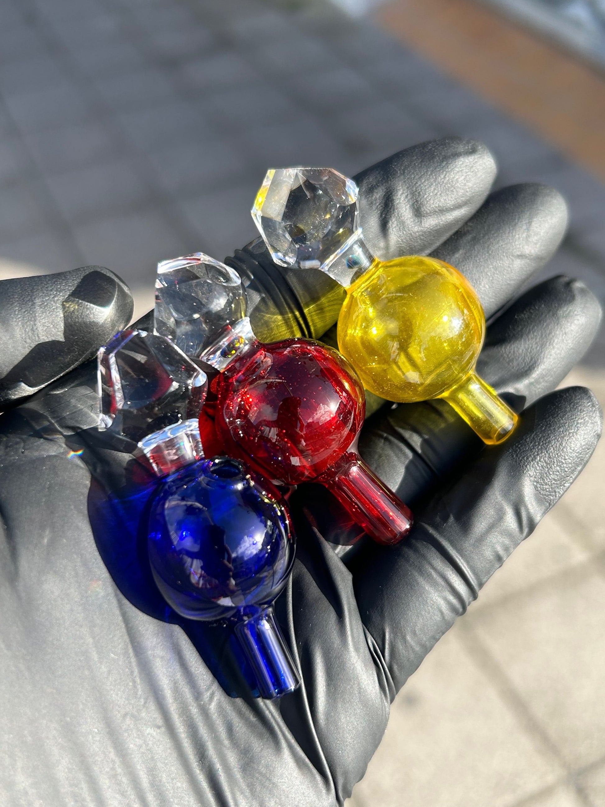 @bushaglass 25mm Faceted Bubble Cap image 0