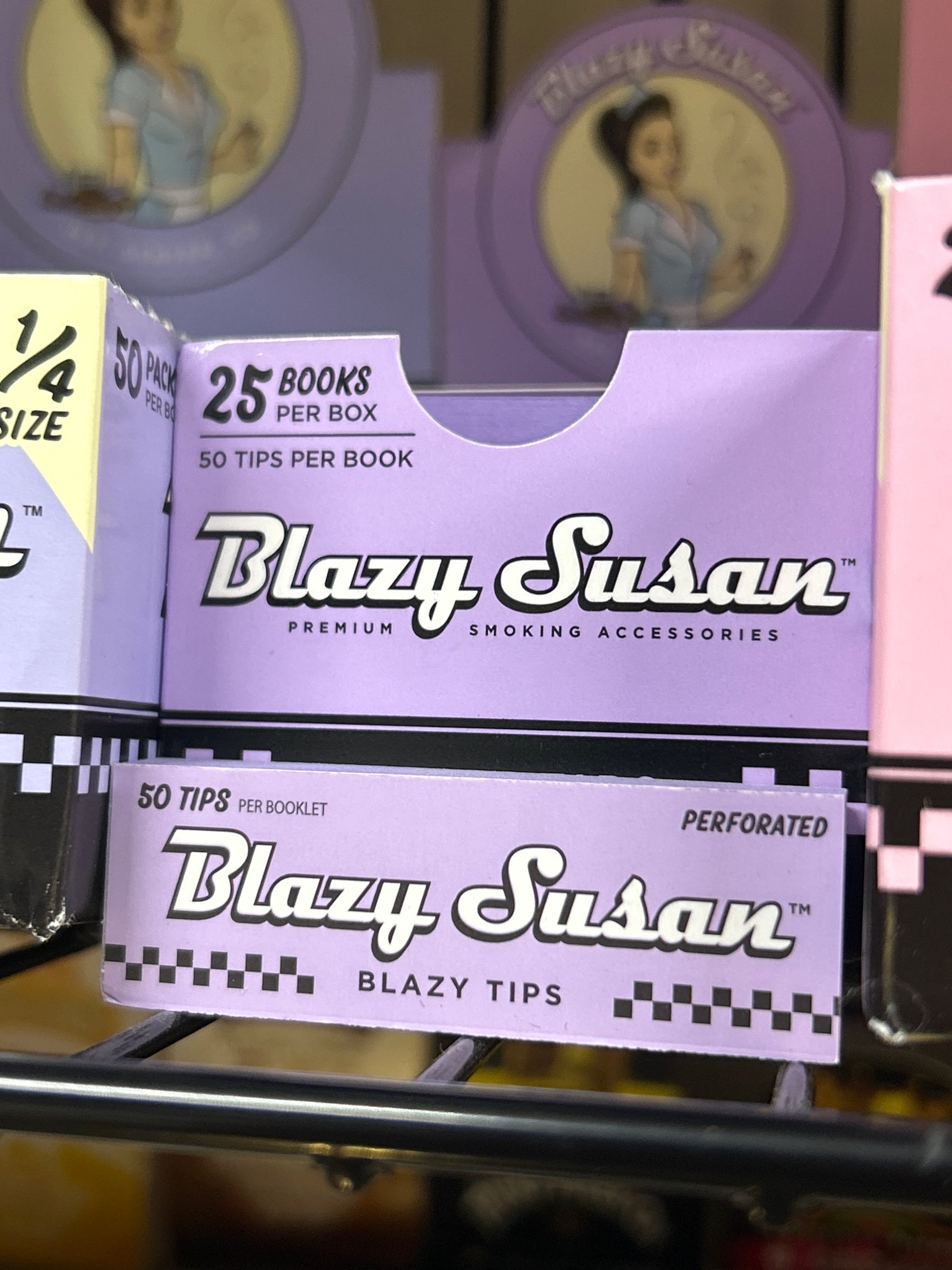 Blazy Susan Purple Tips image 0