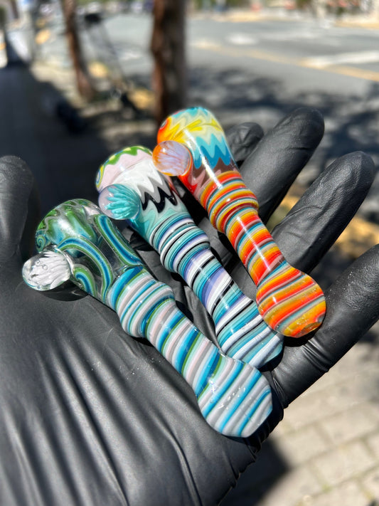 @katywrightglass Linework One hitters image 0