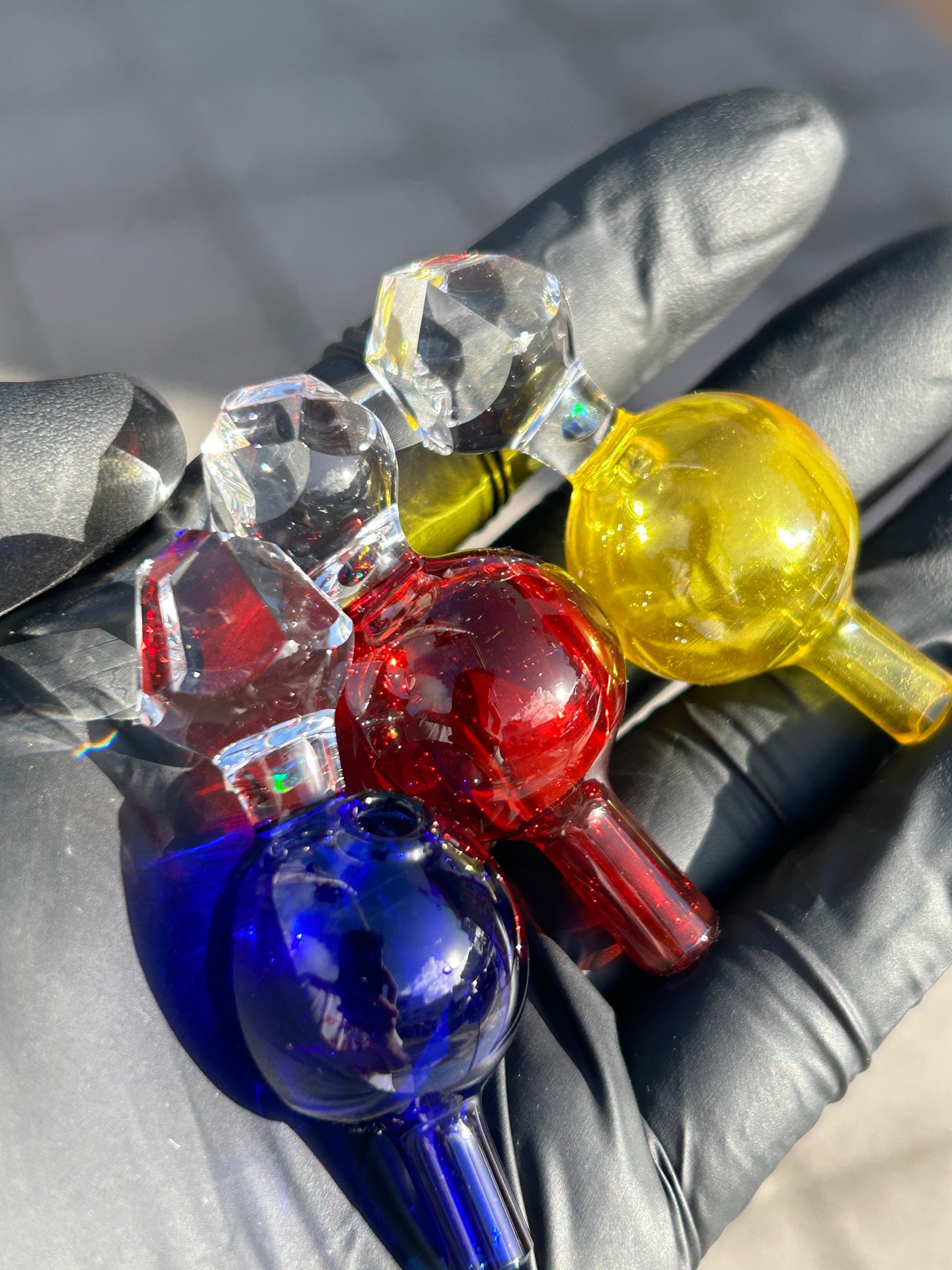 @bushaglass 25mm Faceted Bubble Cap image 1