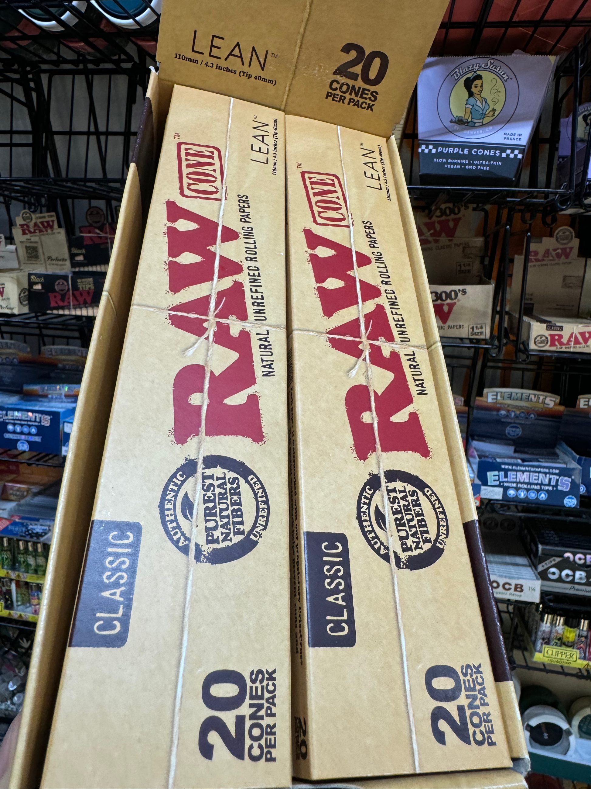 Raw Lean Cones 20pk image 0