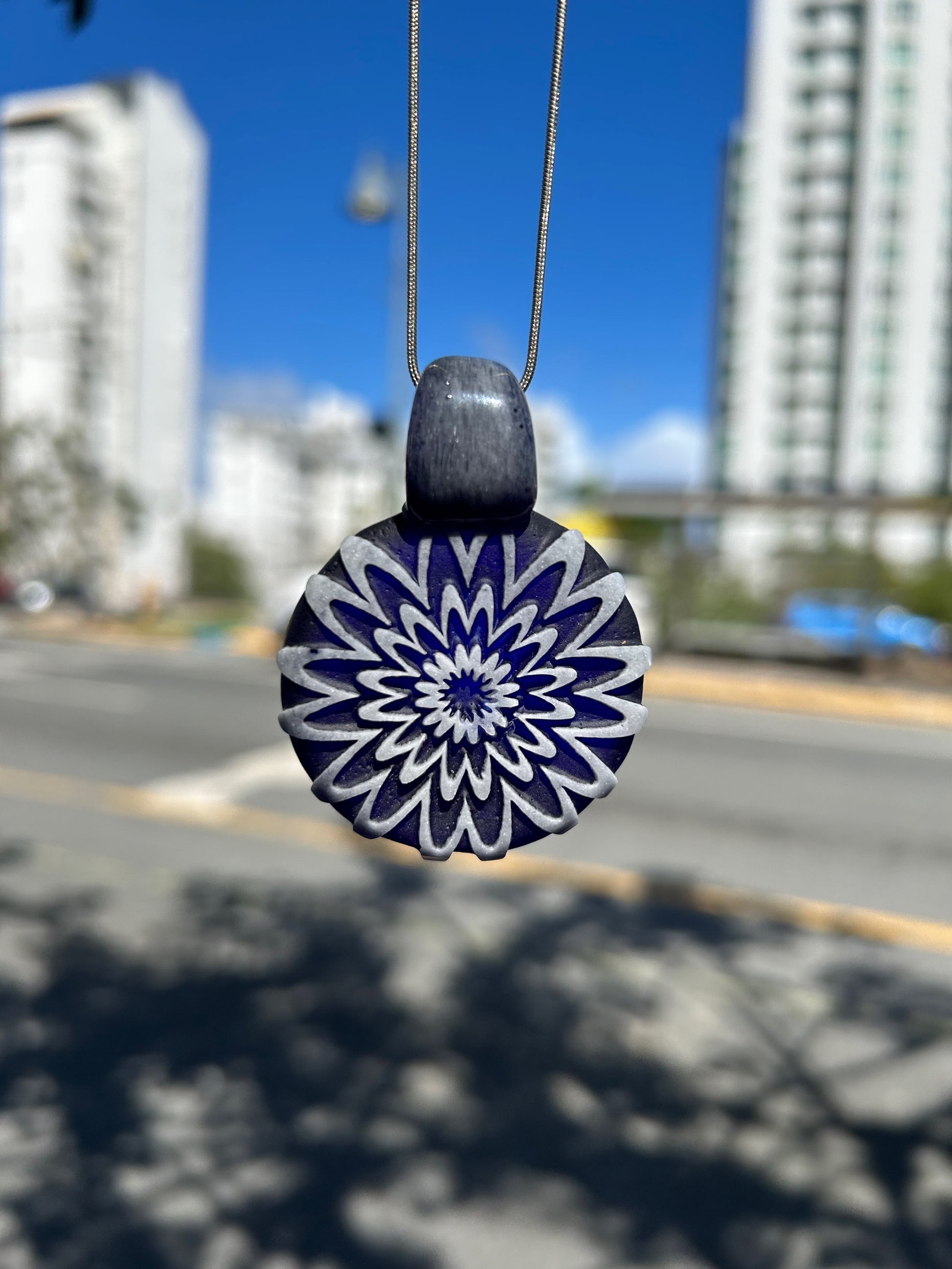 @DavePetersGlass HandCarved Pendant image 0