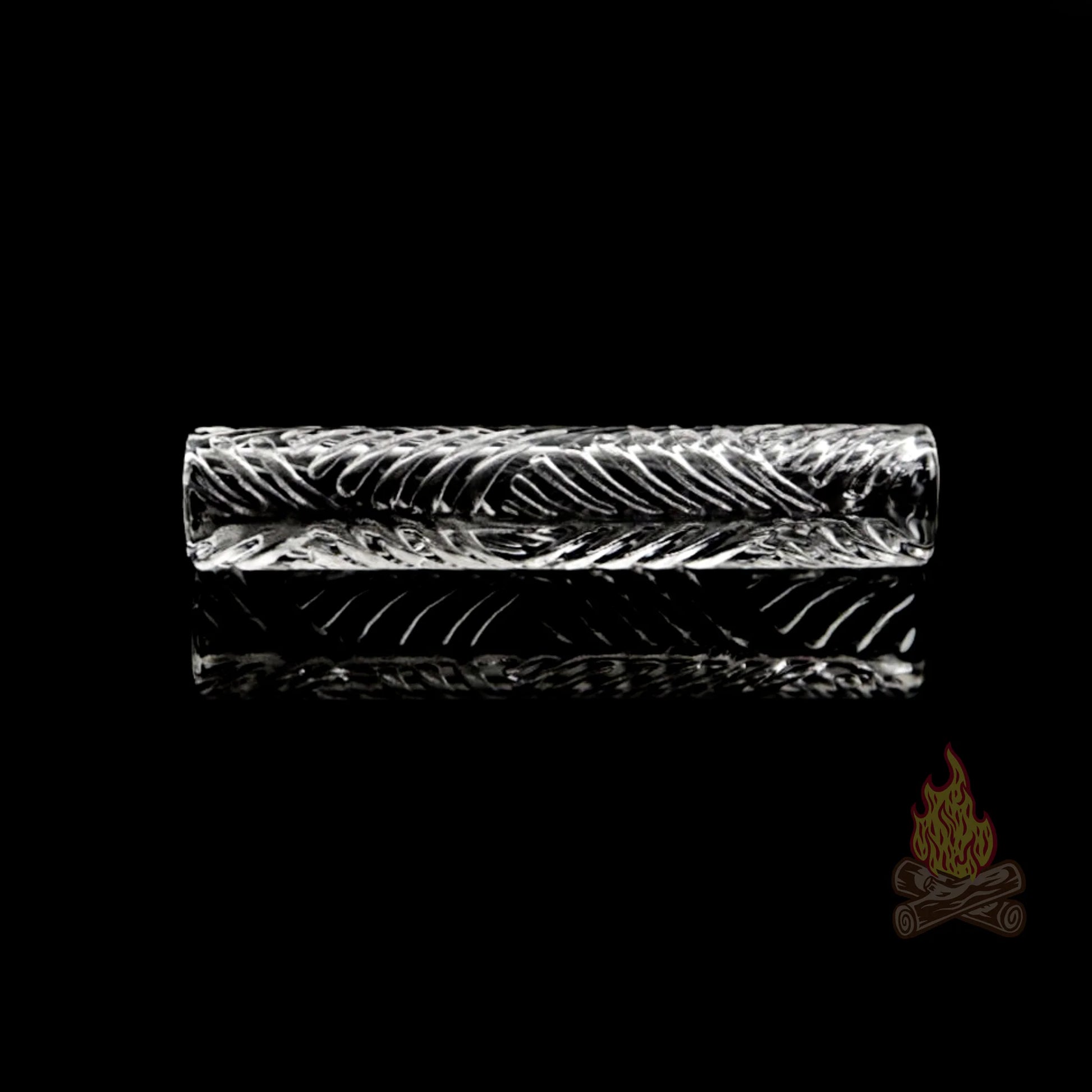 Solid Engraved Quartz Pillars image 0