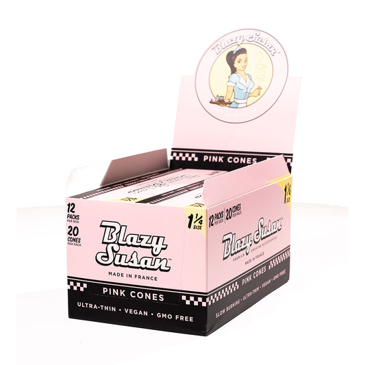 Blazy Susan Pink 1 1/4 cones 20pk