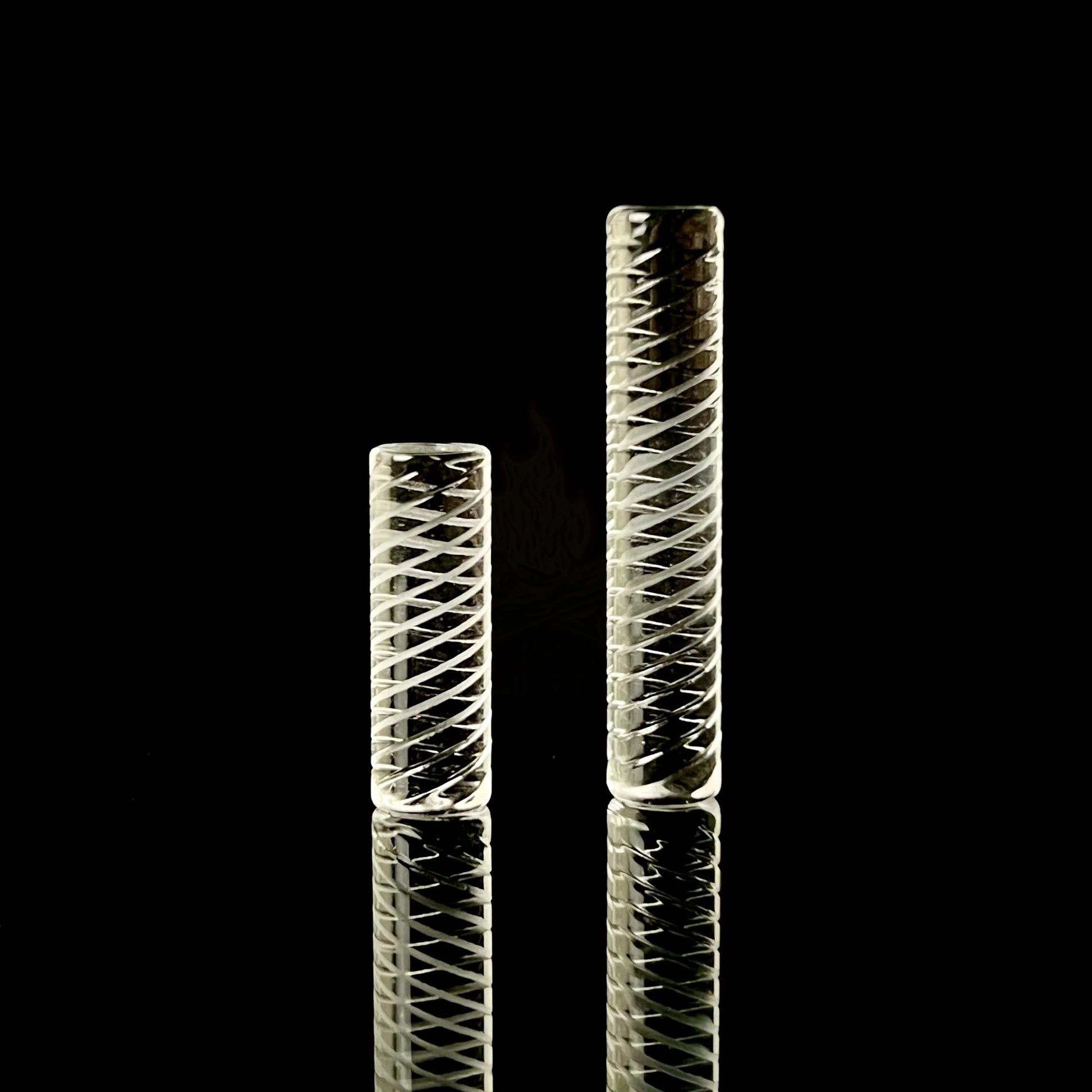 Solid Engraved Quartz Pillars image 2