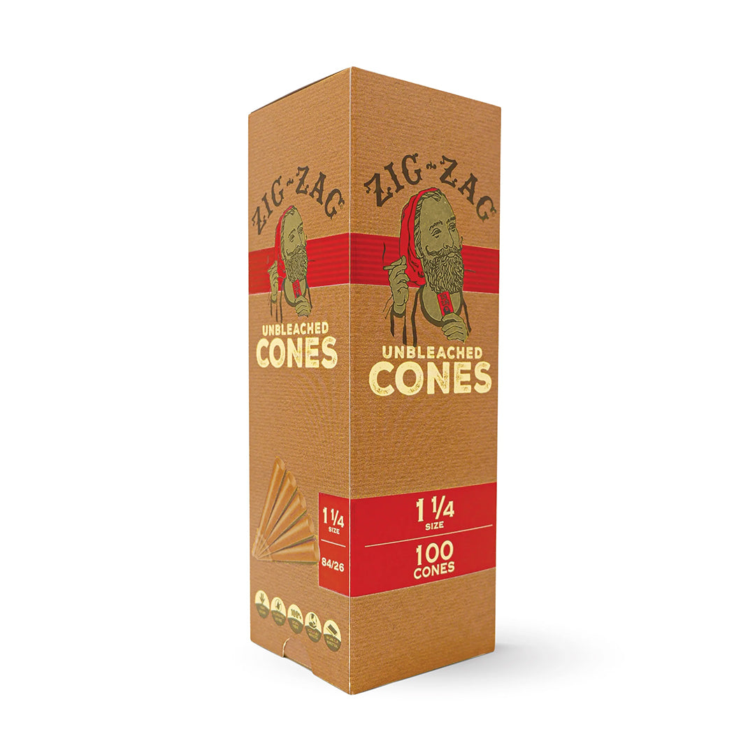 ZigZag Unbleached Mini Bulk Cones 100pk